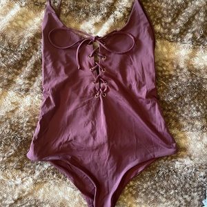 Large, Tavik laced swimsuit